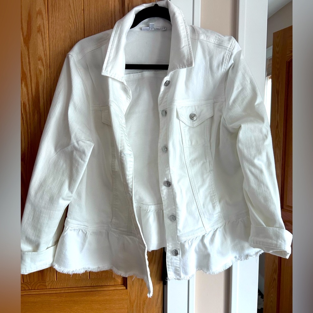 White Denim Jacket